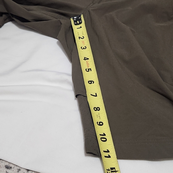 Stio OPR Shorts Knotty Pine Mountain Biking Olive Green Gorpcore 31 X 11.5 - Picture 12 of 15